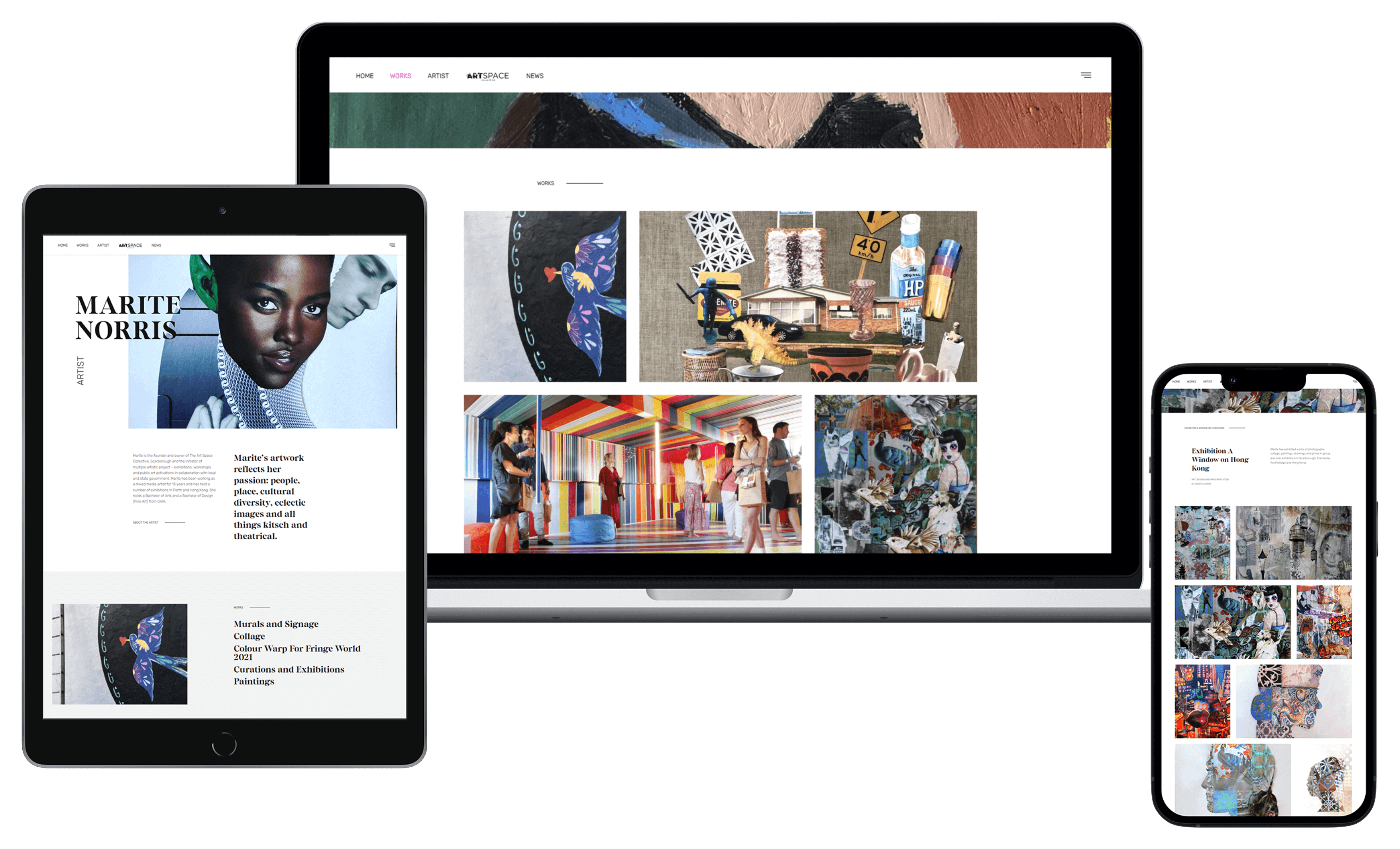 Project preview on different viewports